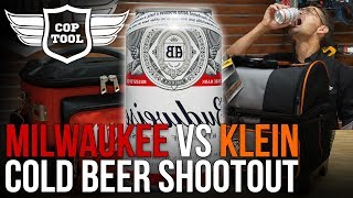 GOT COLD BEER? Milwaukee VS Klein Jobsite Soft-Side Cooler Head 2 Head Shootout screenshot 4