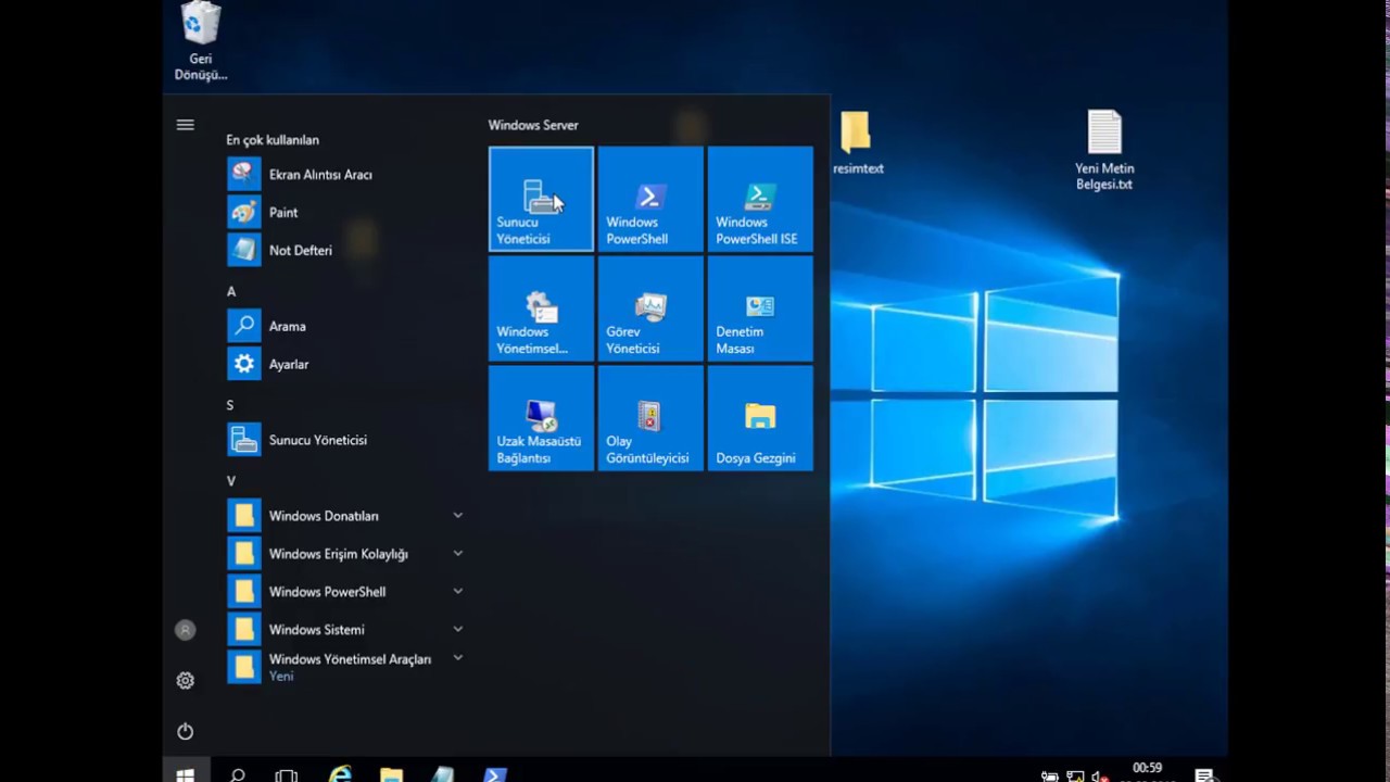 Windows Server 2016 Ders 8 - PowerShell Kullanıcı Ekleme - YouTube