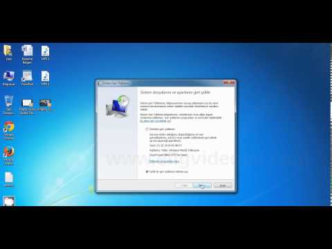 Video: Windows XP İşletim Sistemi Çalıştıran Bir Bilgisayardaki Tüm Dosyaları Silme
