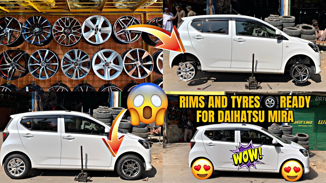 Daihatsu Mira 660cc New Style Rims & Yokohama Tyres Upgrade 2025 | 165 ...