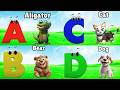 Alphabet Animals Song | Learn the ABC Alphabet Animals Song for Kids | ABC Alphabet Phonics Song