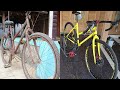 RESTORATION BIKE FROM WRACKAGE BICYCLE with UPGRADE