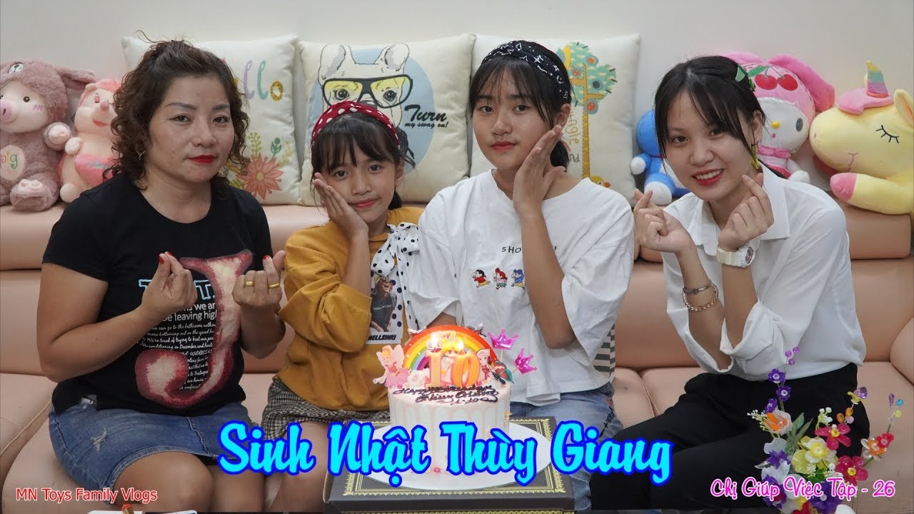 Chị Giúp Việc Bá Đạo - Tập 26 - Đi Mua Áo và Bánh Gato Chúc Mừng Sinh Nhật Thùy Giang