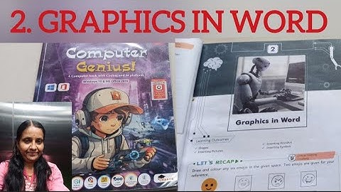 Cbse class 4th Computer subject  | chapter. 2 Graphics in Word  | computer genius 4 |class 4 cbse_ai