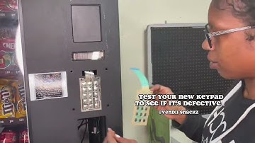 How To Install A Keypad On A Vending Machine !
