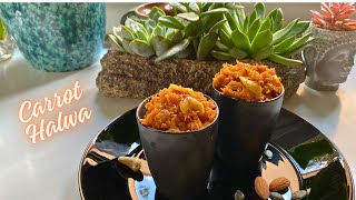 Traditional Indian Dessert Recipe  Carrot Halwa  Gajar ka Halwa  A Sweet treat from India