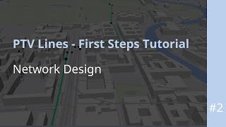 PTV Lines First Steps #Tutorial (Episode 2): Network Design screenshot 2