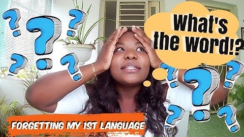 Can you forget your native language?/ bilingual struggles