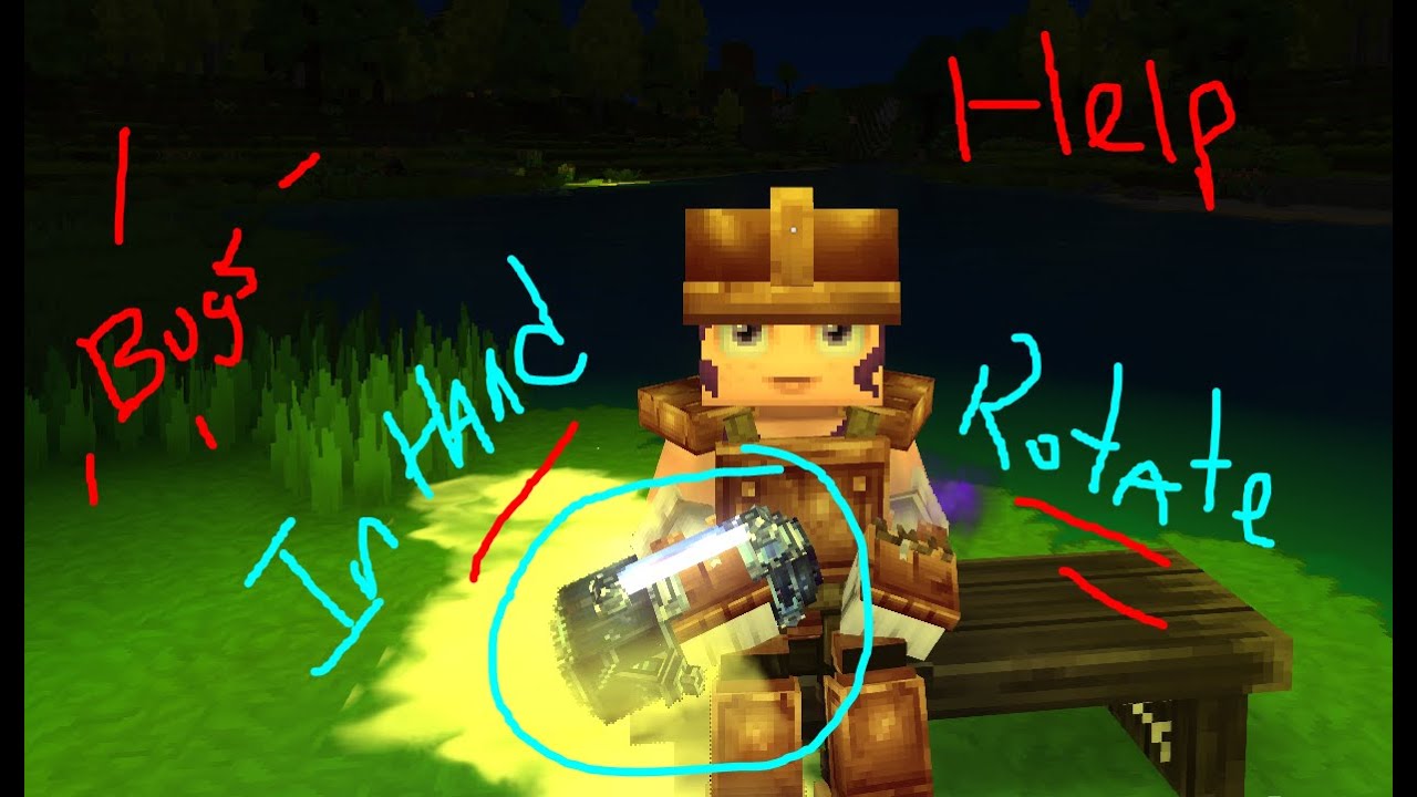 Hytale - Rotate / Align Item in Hand HELP guide / Nightmare bug - Tutorial Blockbench