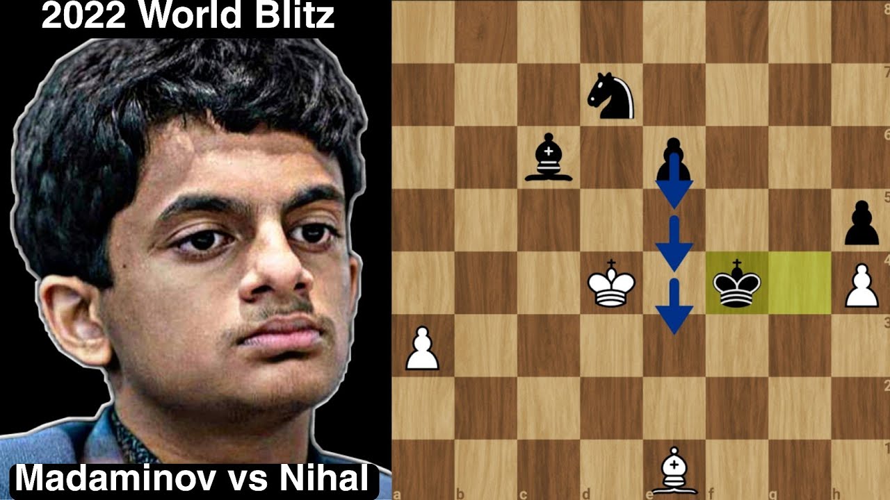 Dominating The Whole Game Madaminov Vs Nihal 2022 FIDE World Blitz Dominating the whole game madaminov vs nihal 2022 fide world blitz