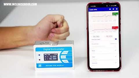 High accuracy wireless digital inclinometer with LCD screen and strong magnetic