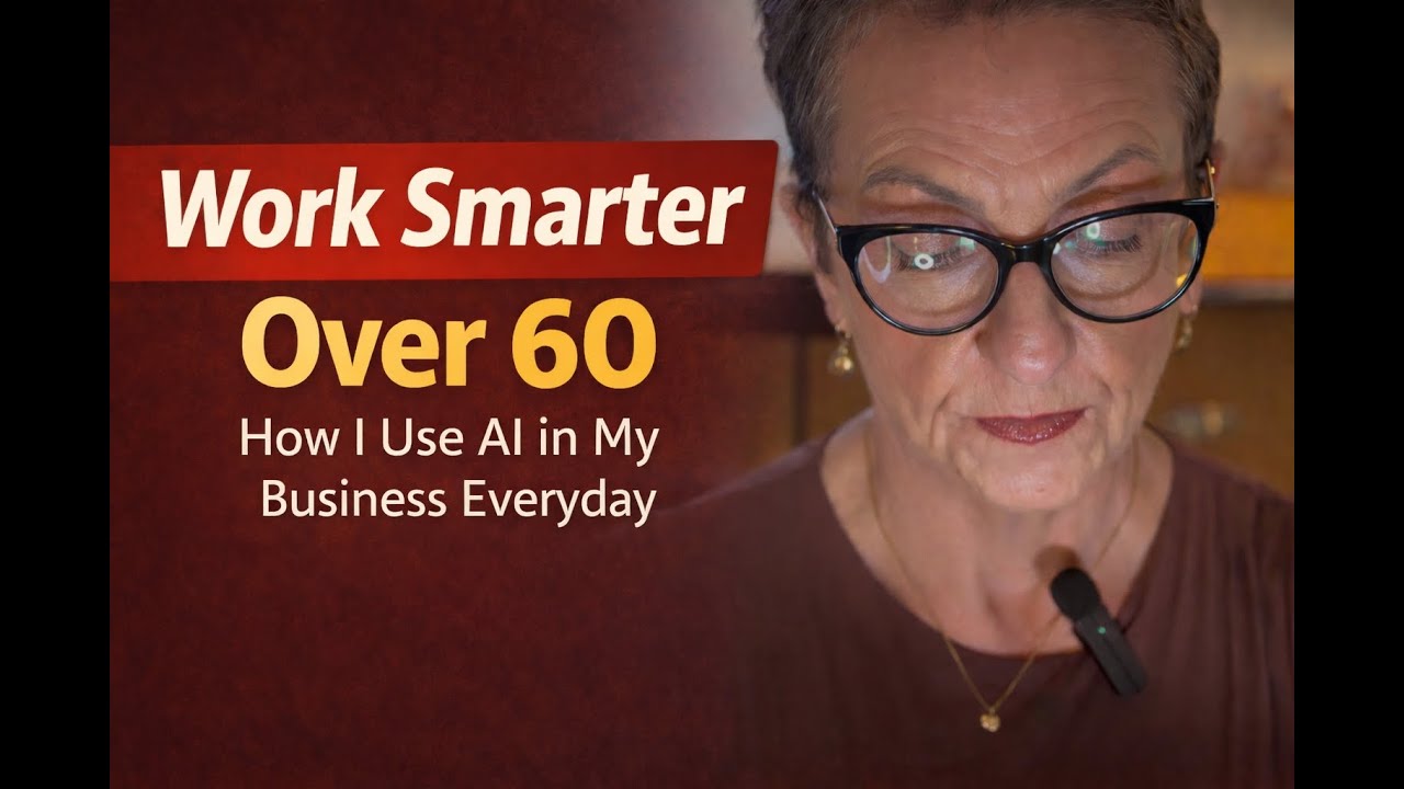 Work Smarter Over 60; How I Use  AI  in My Business Everyday