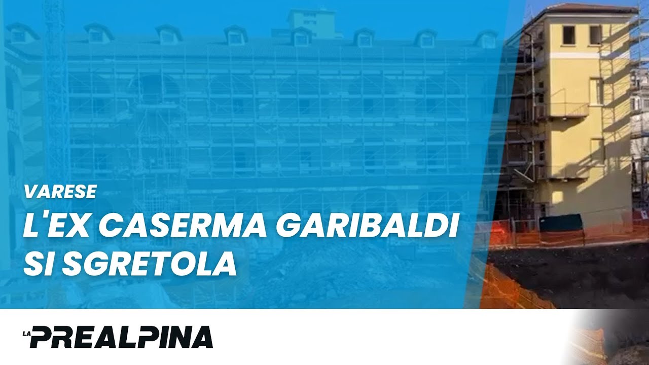 Varese | L'ex Caserma Garibaldi si sgretola
