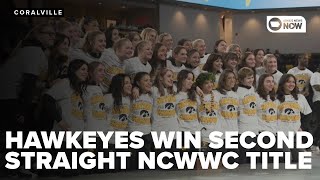 The Hawkeye women's wrestling team goes back-to-back as national champions