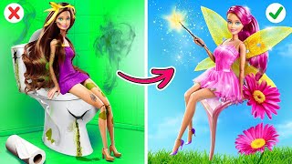From Barbie Doll to Fairy Doll Makeover! DIY Miniature Ideas for Barbie by Challenge accepted