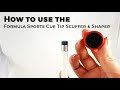 How to use the Formula Sports Cue Tip Scuffer & Shaper