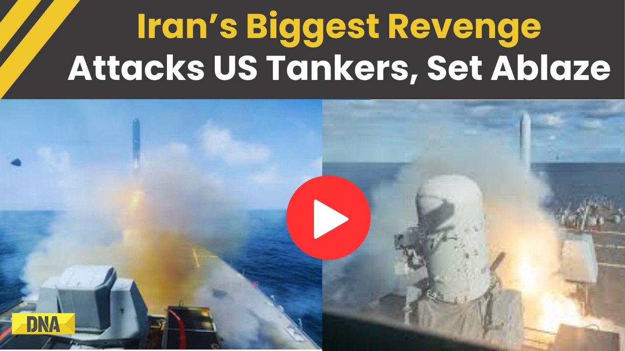 Israel Iran War: Iran Hits US Tanker In Gulf, Hours After Torpedo Attack On Its Warship | Trump