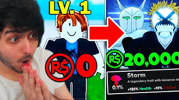 Noob Becomes INSTANT PRO With ROBUX in this NEW Anime Tower Defense Game!