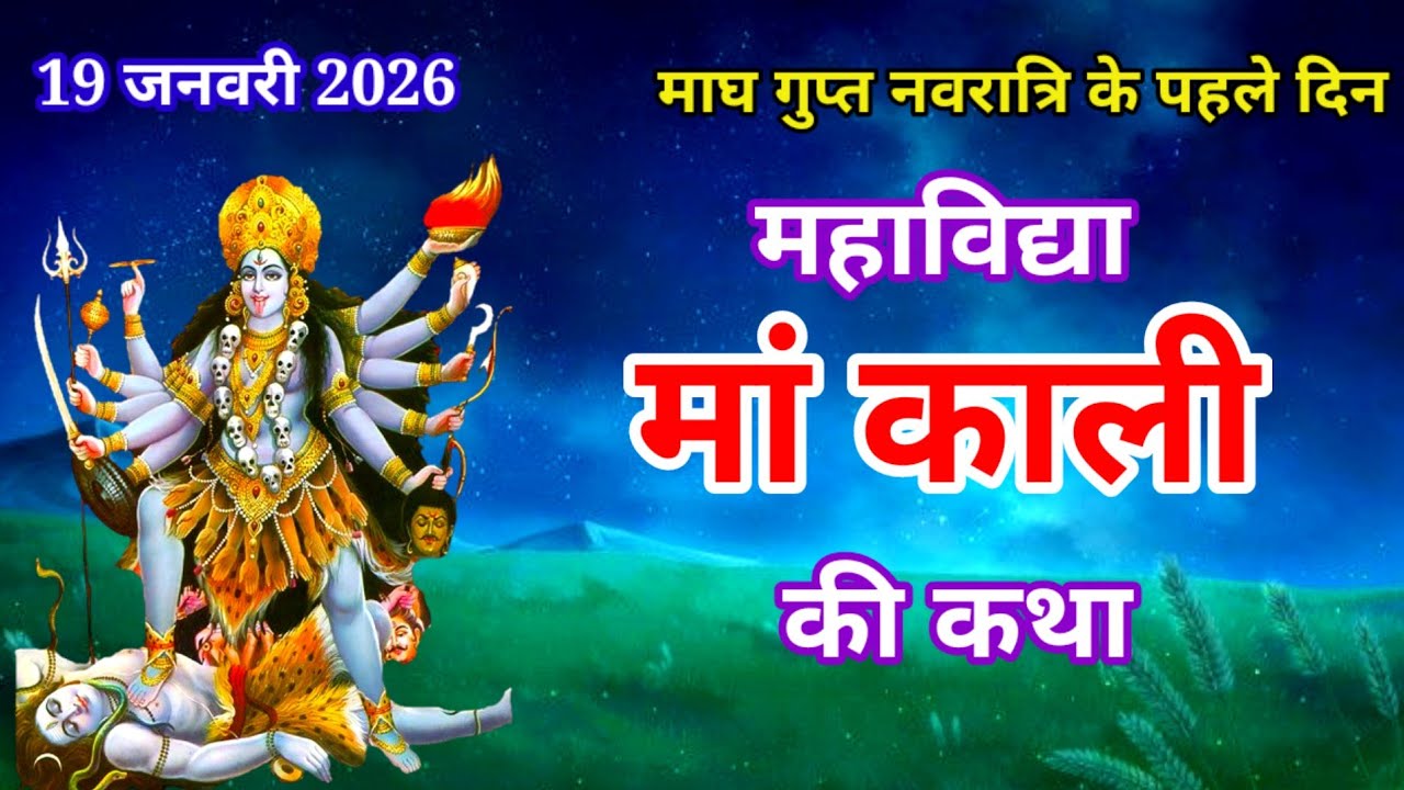 गुप्त नवरात्रि के पहले दिन महाविद्या मां काली की कथा | Gupt Navratri ki Katha Day 1 