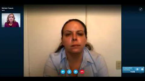 Michelle interviewing Kathryn