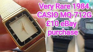 Very Rare Vintage 1984 CASIO MQ-712G Dress watch £10 eBay purchase