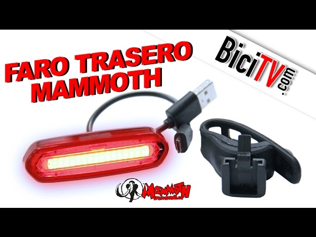 Faro Trasero Mammoth para bicicleta 
