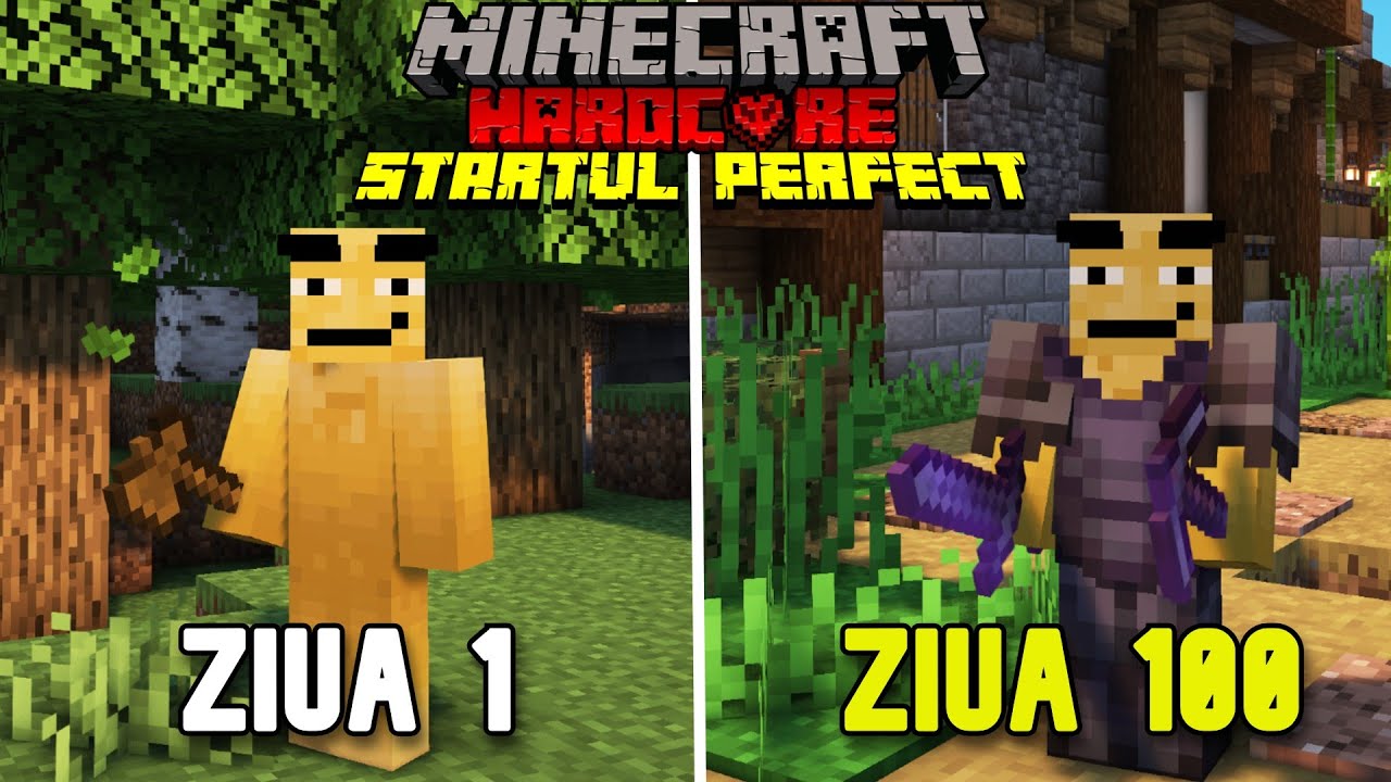 Cel mai PERFECT START din MINECRAFT HARDCORE ROMANIA