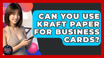 Can You Use Kraft Paper For Business Cards? - Graphic Design Nerd