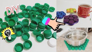 Не выбрасывайте крышки от бутылок. Bottle caps crafts ideas. Waste material ideas. DIY