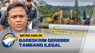 Bareskrim Gerebek Tambang Ilegal di Lereng Merapi - [Metro Hari Ini]