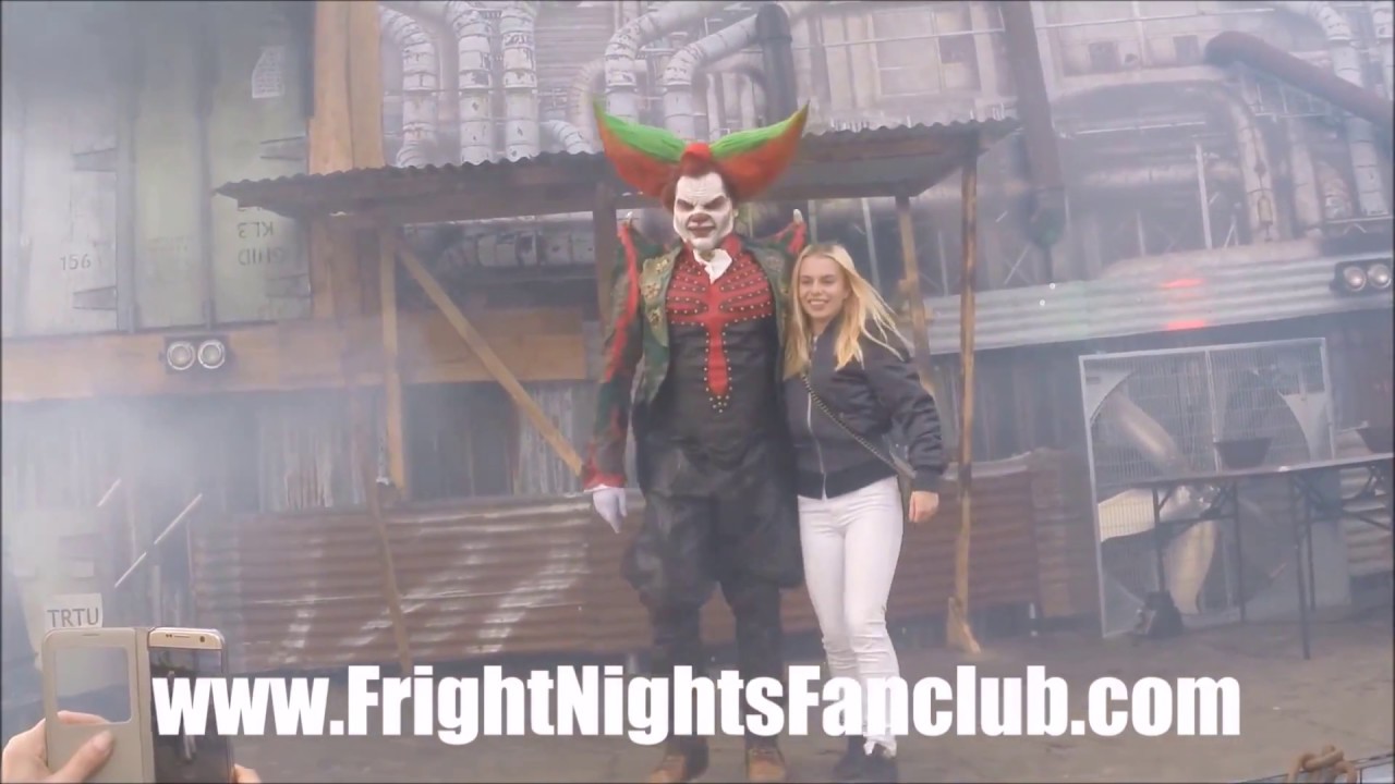 Halloween Fright Nights 2017 - Eddie de Clown Compilatie Video