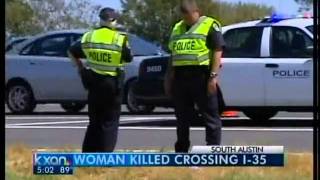 Pedestrian on I-35 struck and killed