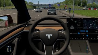 Tesla Model Y 2019 City Car Driving Home Edition [Steering Wheel Play] screenshot 5