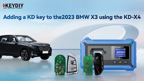 2023 year BMW X3 G series BDC3 add a KD FGB key using KD-X4