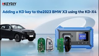 2023 year BMW X3 G series BDC3 add a KD FGB key using KD-X4