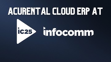 AcuRental Cloud ERP take by rAVe PUBS at InfoComm 2025