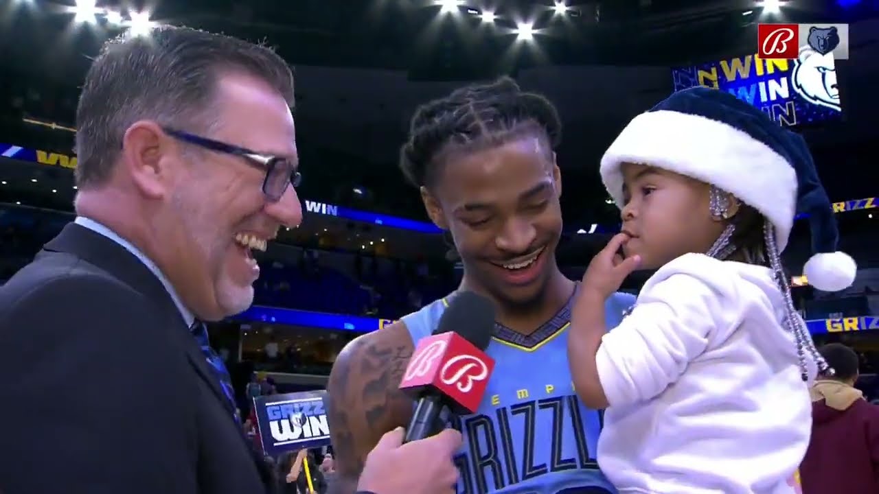 Ja Morant's daughter Kaari Jaidyn melted hearts as she stole the show with  her on-court dance