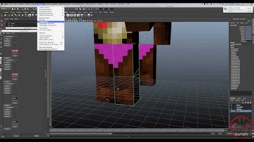 Minecraft Animation AutoDesk Maya- Creating a Character rig