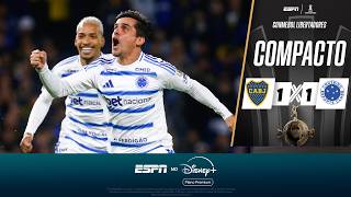 COM UM A MENOS, CRUZEIRO SEGURA EMPATE CONTRA O BOCA EM LA BOMBONERA NA LIBERTADORES | COMPACTO