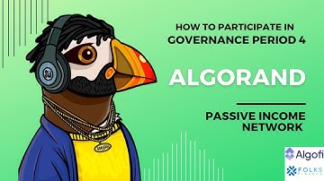 Algorand Governance 4 Explained to Beginners | How to Earn a Yield with Algofi & Folks Finance