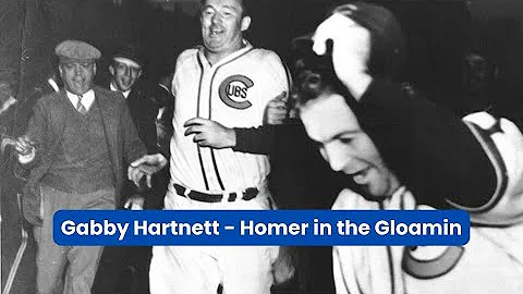 How did Gabby Hartnett get his nickname?