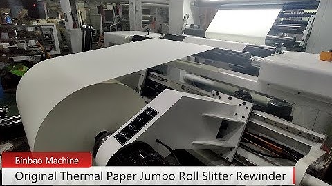 High Speed Slitting And Rewinding Machine For Thermal Paper And Sublimation Paper Roll Converting