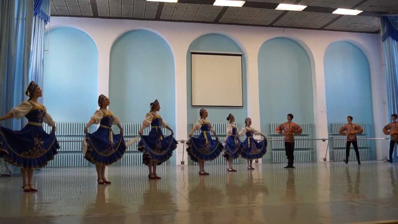Хореографический колледж Русский танец "Полянка" - YouTube