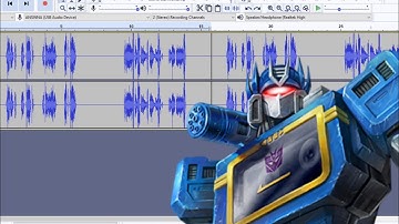 Audacity Tutorial: Transformers G1 Soundwave Vocoder effect