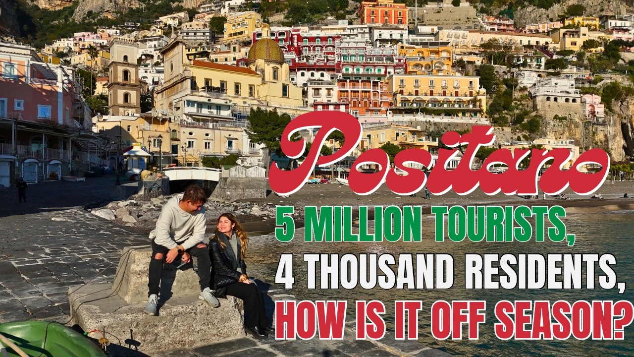 🇮🇹Positano in the winter, is it open? How a town with 5M Visitors looks Off Peak with 4k residents🇮🇹