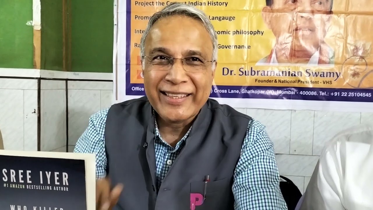 Book launch by Mr Iyer, Who Killed SSR Reporter Journalist Zack