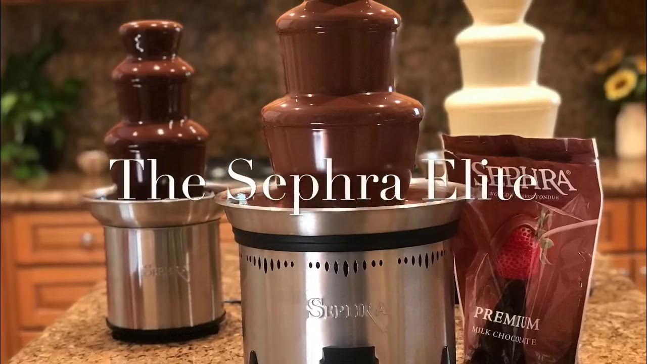 Sephra Elite Home Chocolate Fountain YouTube