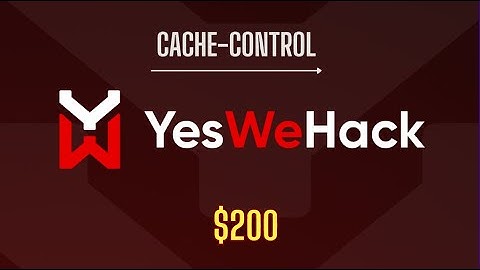🚨 Cache-Control Misconfiguration | YesWeHack Bug Bounty PoC | Sensitive Data Exposure