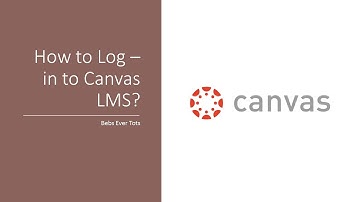 Log in to Canvas LMS
