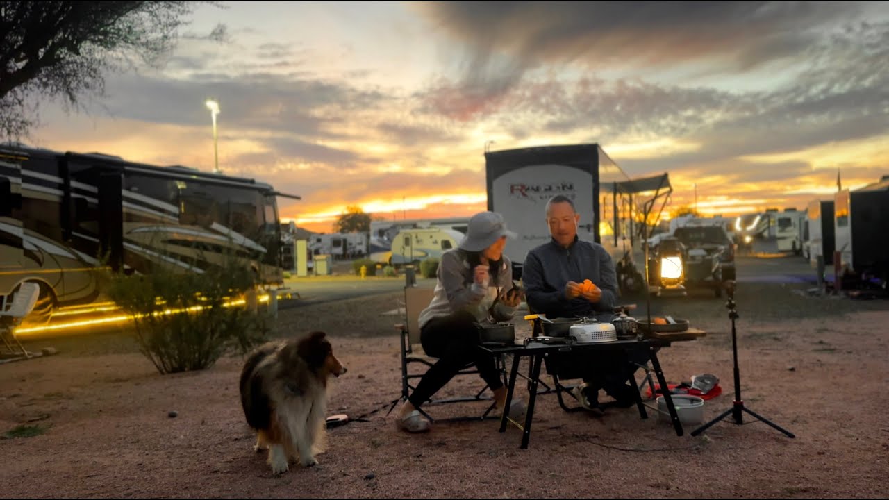 RV LIFE — Moving to a New Campsite in the Arizona Desert